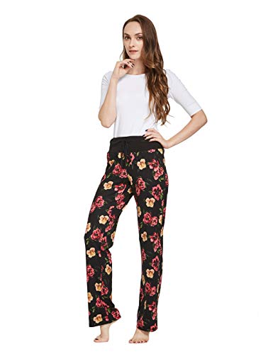 Image of CYZ Womens Casual Stretch Cotton Pajama Pants Simple Lounge Pants