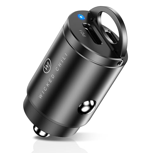 Wicked Chili 45W Tiny KFZ Adapter Dual USB-C Schnellader für Zigarettenanzünder kompatibel mit...