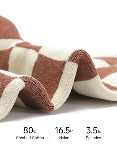 Men's Dress Socks Combed Cotton Anti Odor Quick Dry Moisture Wikcing Size 8-13 Crew Lenth4