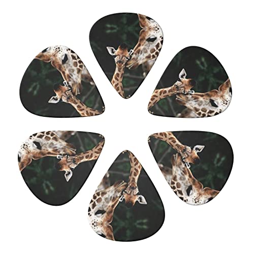 Ensemble de 6 médiators de guitare deux girafes pour guitare acoustique, guitare électrique, basse, ukulélé – fin, moyen… - Les Beatles, Paul McCartney, John Lennon, RIngo Starr, George Harrison Ensemble de 6 médiators de guitare deux girafes pour guitare acoustique, guitare électrique, basse, ukulélé - fin, moyen… – Image 5