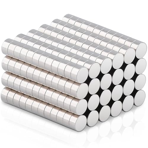 Imanes De Neodimio 100 Imanes Redondos De Neodimio 8x2mm - ¡Super Potentes Para Nevera Y Pizarras! Iman Redondo Con Agujero