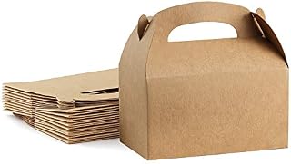 ValBox Treat Boxes 30 Pack Brown Kraft Paper Gable Gift Boxes - Goodies