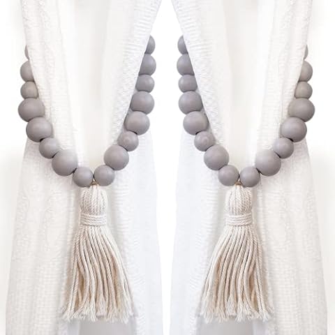 2 Pack Farmhouse Curtain Tiebacks Cover