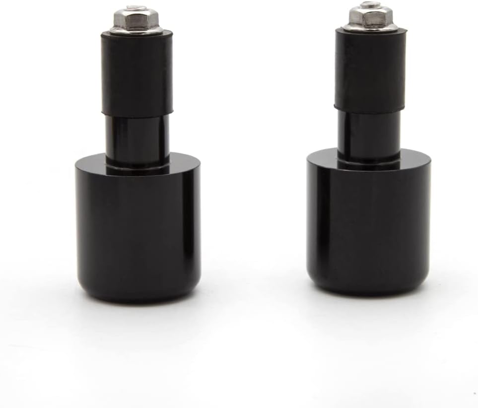 PROCNC Handle Bar Ends Grips Plug Fit for Suzuki GSX-R600 1999-2017 GSX-R750 2000-2017 GSX-R1000 2001-2017 GSXR600 750 2000-2014 GSXR1000 01-13 (Black)