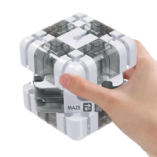 Cubo Laberinto – 3.35 Pulgadas De Estrés | Puzzle Educativo PP – Juguete Interactivo Tridimensional para Adolescentes Que Fomenta La Lógica Y Paciencia Durante Los Viajes.