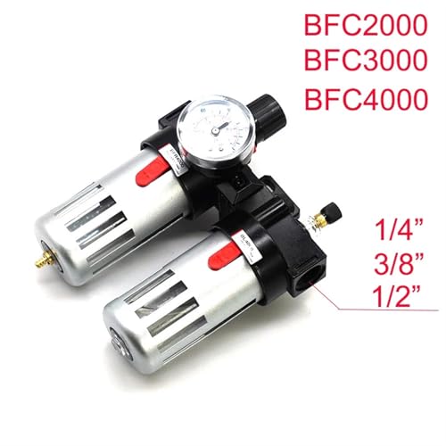 Filtre à air et eau BFC3000 vanne de régulation pression pneumatique compresseur - 2