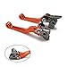 DER Accesorios de Moto Motocicleta 2020 CNC Freno de Embrague de Palanca for KTM EXC EXCF Seis días EXCR XC XCF XCW XCFW SX SXF 125 144 150 200 250 300 350 450 500 Accesorios de Moto (Color : Orange)
