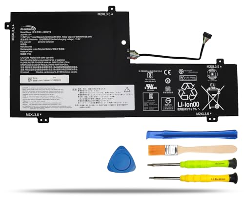 RHKRKQN L18M3PFA L18D3PF2 Laptop Battery Replacement for Lenovo Yoga C740-15IML C740-15 81TD Series Notebook 5B10T83739 5B10T83740 5B10W67258 5B10W67402 SB10W67375 11.52V 60.3Wh 5235mAh