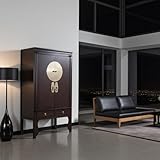 Fine Asianliving Armadio Nuziale Cinese Earthy Marrone - Orientique Collezione L100xP55xA175cm