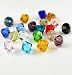 HYBEADS 100pcs 3mm 4mm 6mm 8mm Mixed Colour Crystal Bicone Beads