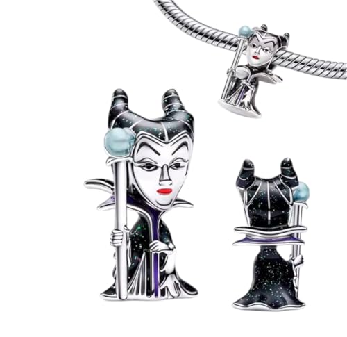 Charm Maléfica de plata compatible con Pandora el regalo ideal para coleccionistas