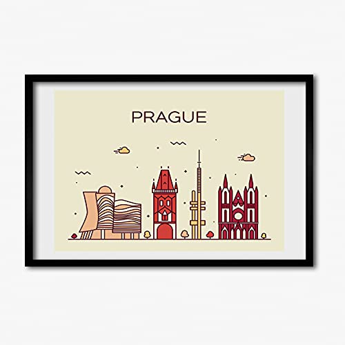 Cadre photo de Praga 60x40 cm Tulup pour habiller un mur vide avec style