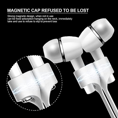 TSHAOUN 4PCS Magnetic Silicone Strap for Anti-Lost Wire Accessories for Airpods PRO/2/1 Sport Earbud Lanyard,Neck Rope for Wireless Earphone (Black white) - Image 4