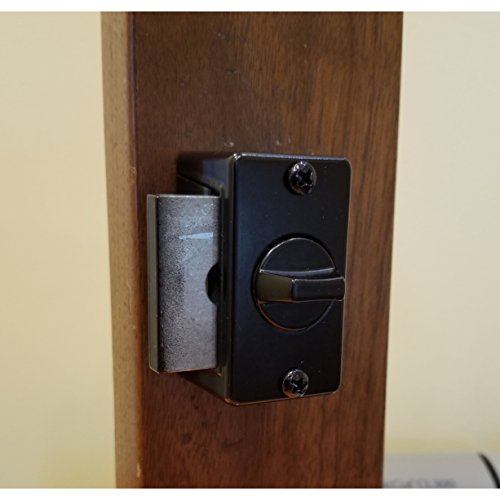 Keyed Storm Door Deadbolt - Black-1-1/4 Inch Thick Door #TOP5