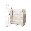 SWD Stretch Wrap Dispenser, 12-Inch-20-Inch Roll Height, 18-Inch Length, 9.2-Inch Width