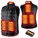 Produktbild Heated Vest for Men and Women, USB Beheizte Wested Jacket mit 10000mAh Powerbank, 5.0V Wärmejacke 6 Heizzone mit 3 Einstellbar Temperatur für Outdoor-Aktivitäten
