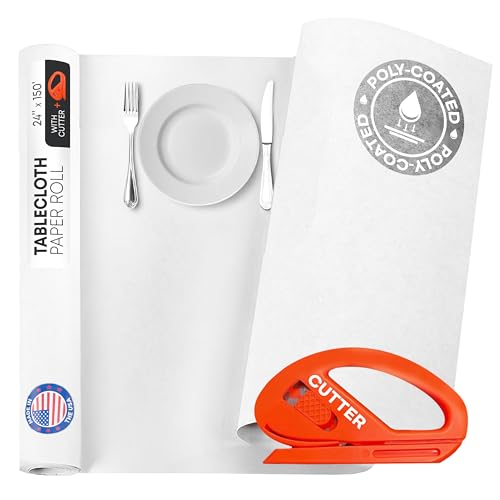 IDL Packaging Eco Tablecloth Paper Roll 24" x 1800" (150