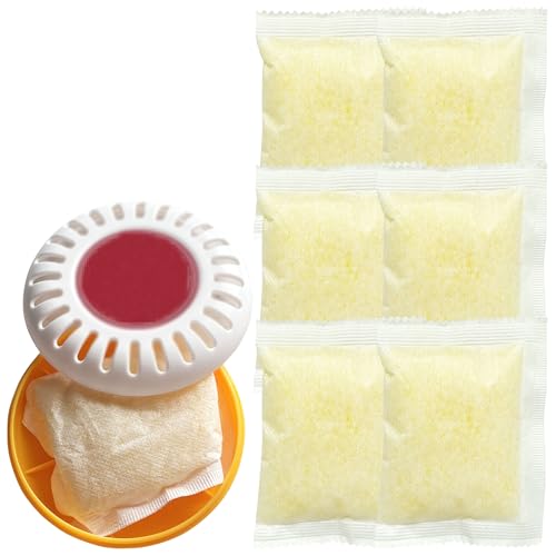 Image of TeurWone 6 Pack Odor Absorber Carbon Filter Refills for Munchkin Step Diaper Pail, Odor Eliminator for Arm & Hammer Puck Baking Soda Cartridge