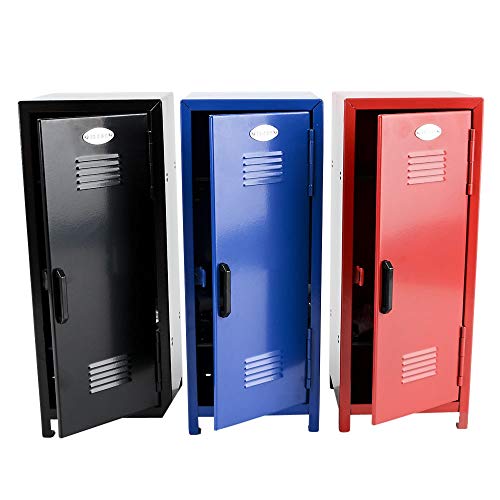 Srenta 11” Kids Steel Metal Storage Locker, Mini Metal Locker With Lock And Key, Safe Storage Kids Toy, Birthday Gifts Toy Gifts For Kids Assorted Colors #TOP2