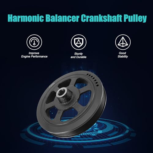 AULINK 4448886 Harmonic Balancer Crankshaft Pulley 3.3L 3.8L V6 by AULINK - Used condition - Image 2
