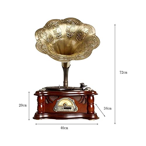 Gramophone, Tourne-Disque phonographe Bluetooth, Version Portable Gramophone Haut-Parleur de Caisson de Basses de Style… - Les Beatles, Paul McCartney, John Lennon, RIngo Starr, George Harrison Gramophone, Tourne-Disque phonographe Bluetooth, Version Portable Gramophone Haut-Parleur de Caisson de Basses de Style… – Image 3