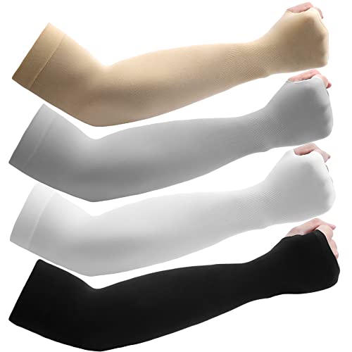YONHEE Armlinge Uv Schutz - Arm Sleeves Armwärmer Ärmel Unisex Kühler Outdoor Sport Armlinge Kompressions Handschuhe Schutz Hand Schützen Sie die Haut Cover