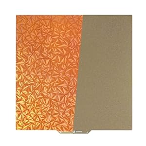 Strukturierte PEI Bauplatte für Neptune 3 Plus/Neptune 4 Plus 3D-Drucker, 330x330mm Strukturierte PEI Bauplatte + glatte PEO-Platte 3D-Drucker, flexible, abnehmbare Plattform aus Federstahl