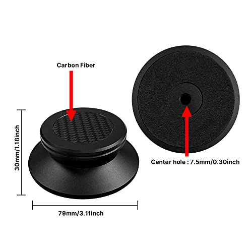 BlueJanyee carbon-1 Stabilisateur De Poids Alliage d’Aluminium en Fibre de Carbone Noir Universel Pour Adaptateur Central en Vinyle LP Solide Durable - Les Beatles, Paul McCartney, John Lennon, RIngo Starr, George Harrison BlueJanyee carbon-1 Stabilisateur De Poids Alliage d'Aluminium en Fibre de Carbone Noir Universel Pour Adaptateur Central en Vinyle LP Solide Durable – Image 5
