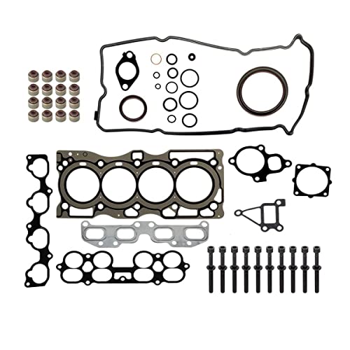 Vincos Head Gasket Set with Bolts HS54444 032-3036 HS26261PT CPW2742 ES72198 Valve Cover Intake Manifold Gasket Head Gasket Bolts Set Compatible with Altima Sentra 2002 2003 2004 2005 2006 2.5L L4