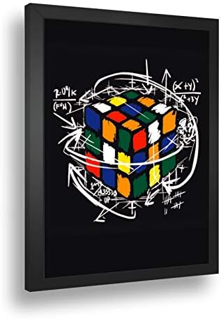 Quadro Decorativo Retangular Nerd Geek Classico Retro - Cubo Mági...