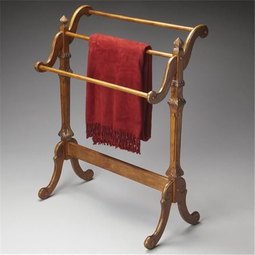 36htraditionalsolidrubberwoodblanketrackhangingshelfhorizontalrailsforhangingquiltscomfortersbedspreadsblanketsinvintageoakfinish Urban Country Home Decor 36 h traditional solid rubberwood blanket rack hanging shelf horizontal rails for hanging quiltscomfortersbedspreadsblankets in vintage oak finish urban country home decor