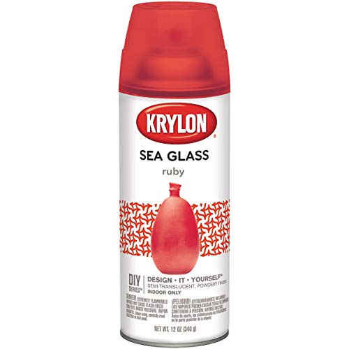 Krylon Sea Glass Aerosol Spray 12oz Ruby 1-Pack Krylon Sea Glass Aerosol Spray 12oz Ruby 1-Pack