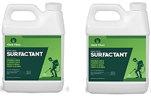 Yield Titan\'s Non-Ionic 80/20 Surfactant for Herbicides, Pesticides, Fertilizers and Fungicides to Increase Product Penetration 2 Pack of 8oz (16)
