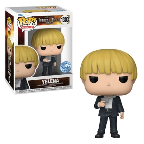 Funko Attack on Titan Final Season Yelena Exclusive Pop 1303, Grey, Standard
