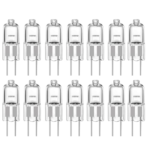 Aihoom Halogenlampen, G4, 12 V, 10 W, Warmweiß, 2800 K, 160 lm, Stiftsockel, dimmbar, für Dunstabzugshaube, Küche, Wohnzimmer, Schlafzimmer [Energieeffizienzklasse G]