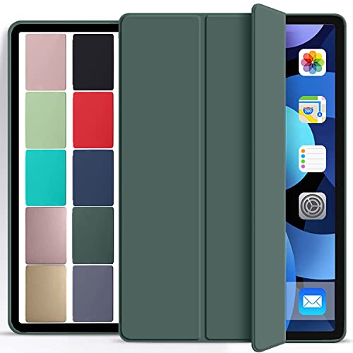 Image of DuraSafe Cases for iPad 7.9 Inch Mini 3 Mini 2 Mini 1 Gen [ Mini 3rd 2nd 1st ] A1599 A1489 A1432 MH3F2HN /A Protective Durable Shock Proof Supportive Magnetic Dual Angle Stand Cover - Dark Green