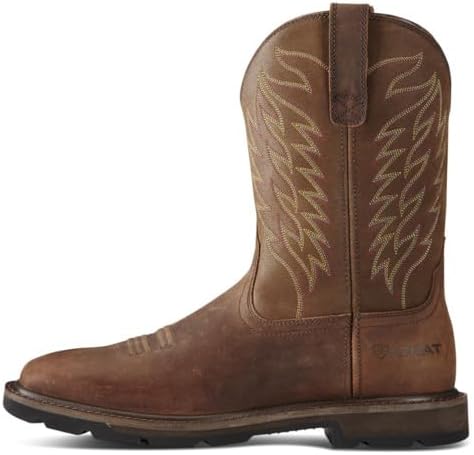 Ariat Men's Groundbreaker Wide Square Toe Steel Toe Work Boot - Image 3