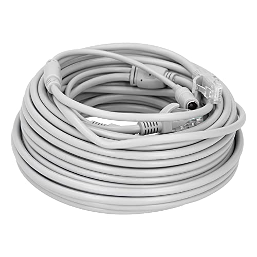 OPPWONG Cable Ethernet, Cable Ethernet con ABS de Alto Rendimiento Térmico para CCTV (10 m/32,8 pies)