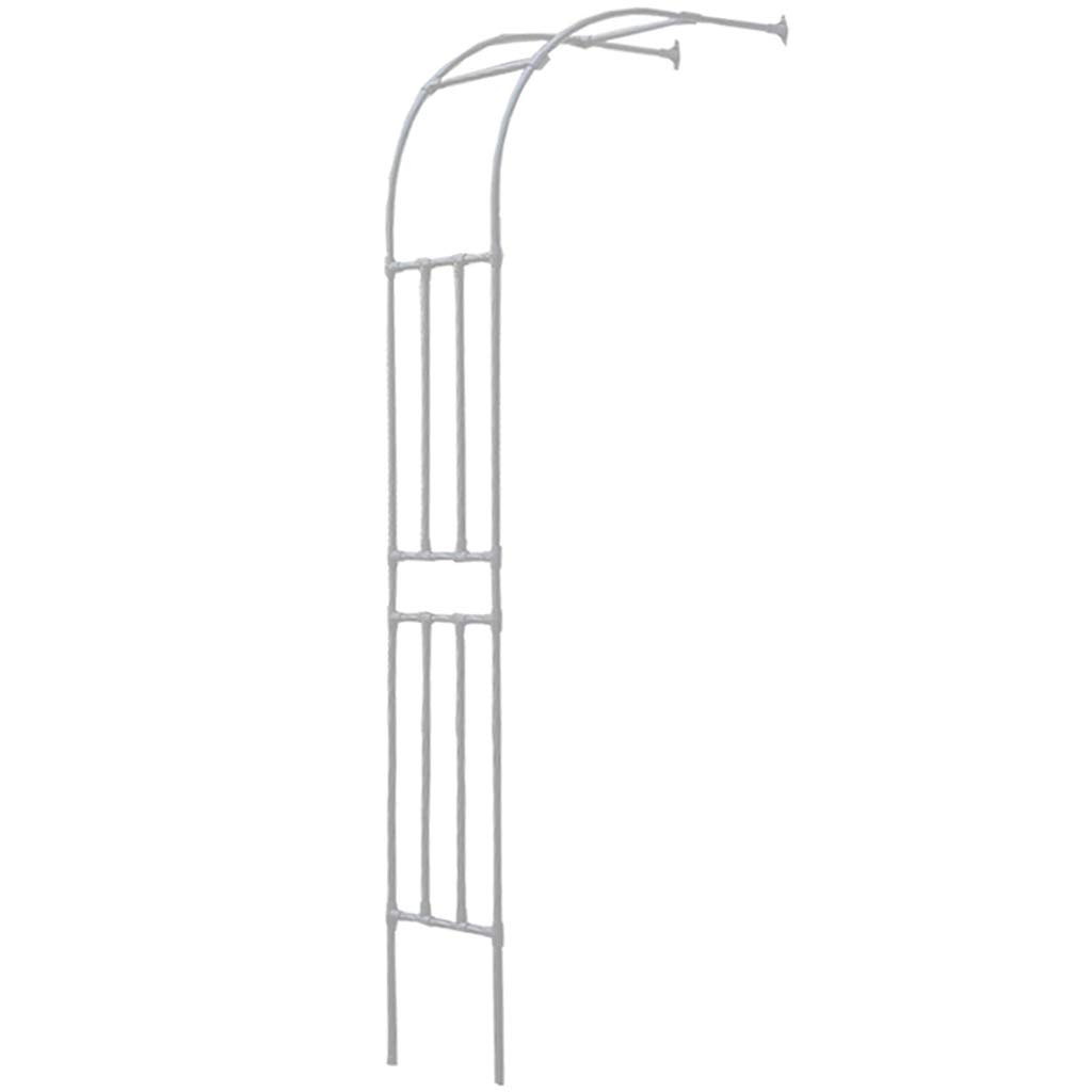 Arche de jardin décoration mariage support plantes grimpantes métal noir