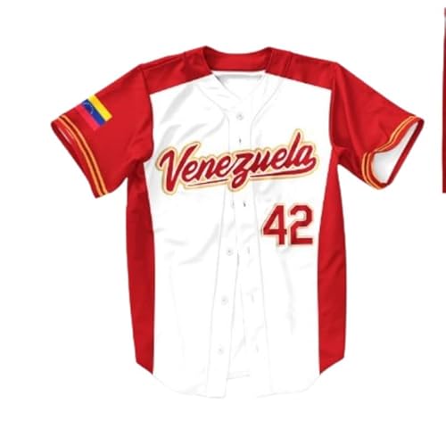 Venezuela Baseball Jersey Sewn Any Name Number
