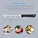 Messermeister 6-Inch Cheese and Tomato Knife, Black