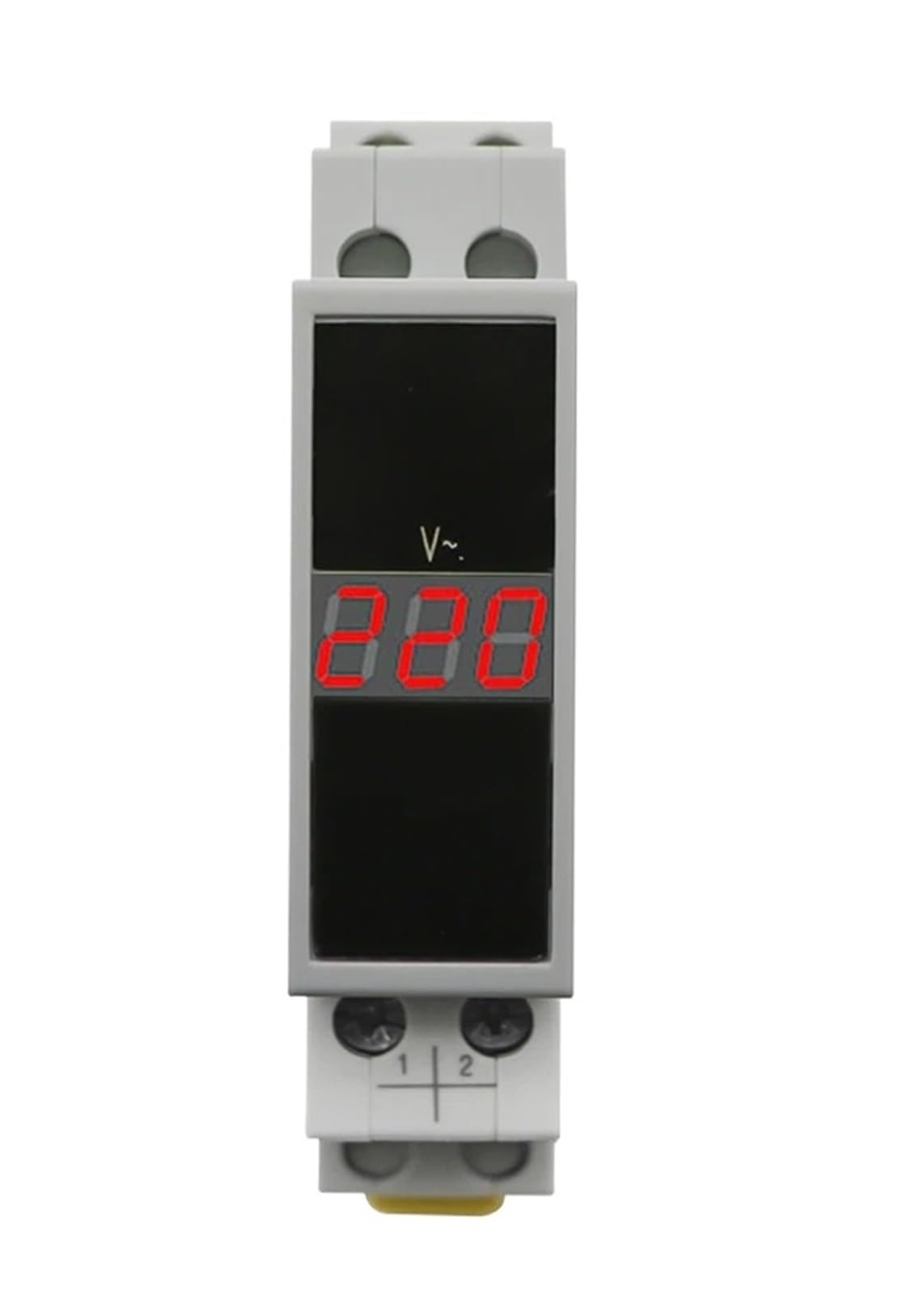Voltmètre monophasé rail DIN CA 80-500V indicateur digital LED BV-3R