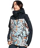 Roxy Women's Jetty Block WarmFlight Insulated Jacket (Stone Blue Papil (BHY2), Small)