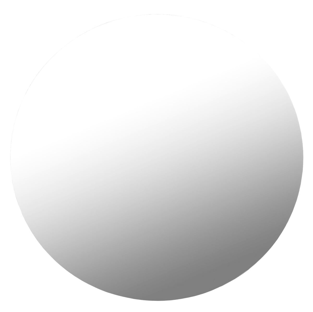 Espejo Redondo de 80 cm - Espejo Decorativo de Pared para Baño, Tocador, Sala de Estar y Dormitorio | Baño, pasillo, versátil, duradero, fácil de montar, incluye tornillos