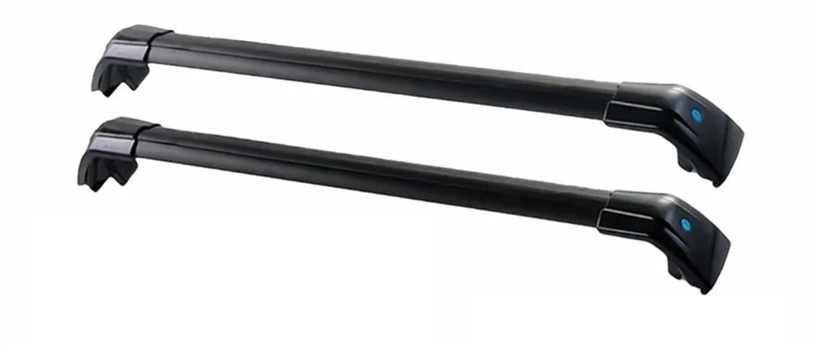 Barras Portaequipajes Barras Transversales Portaequipajes Techo para BMW IX3 G08 2020-2024 Ajustables Carga Bloqueable 2 Unidades Color Negro(Negro)