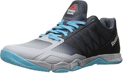 Reebok Womens Crossfit Speed TR Training Shoe, Cloud Grey/Royal Slate/Crisp Blue/Hero Yellow, 8 M US