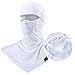 Balaclava - Summer Sun Protection Motorcycle Fishing Sun mask Breathable Windproof Long Face Mask for Men Women 1-b-White