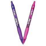 BIC Gel-ocity Quick Dry Special Edition Fashion Gel Pen, Medium Point (0.7mm), Assorted Fashion Colors, 2-Count