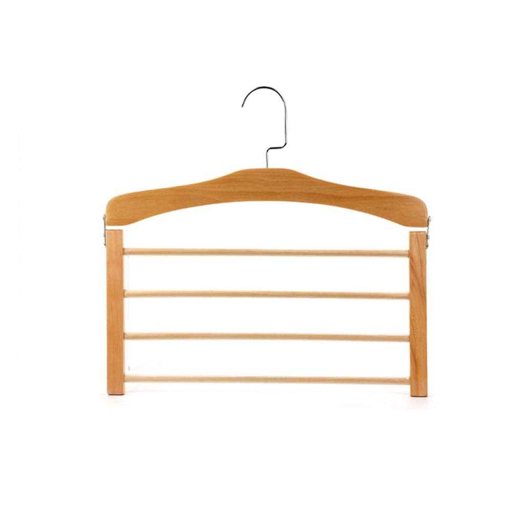 MOBYGKFY Wardrobe Clothes Organizer Pants Hanger Closet Trouser Jeans Scarf Hangers Storage Perchas Para Pantalones Wood Magic Hanger(Argento,38cm*38cm)