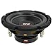Pyle 8 Inch 1600 Watt DVC 4 Ohm Car Audio Subwoofer Speaker Set with 40 Oz Magnet and 1.5 Inch 4 Layer Voice Coil, Black (2 Pack)